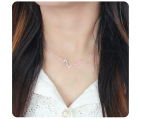 Letter Z Silver Necklace SPE-5540